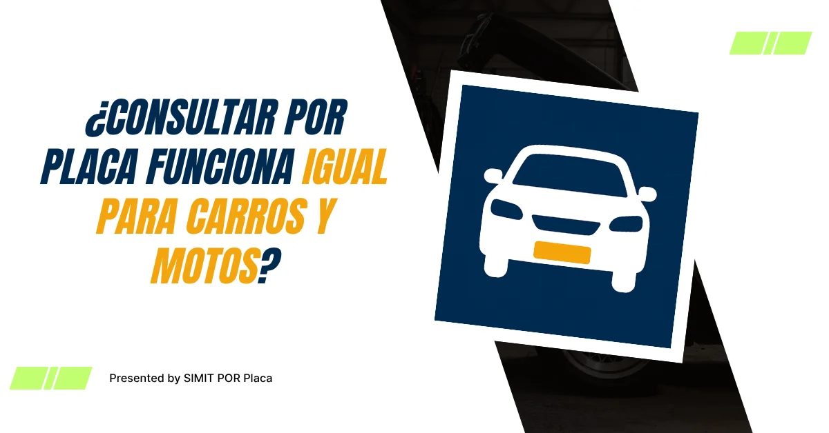 ¿Consultar por Placa Funciona Igual para Carros y Motos?